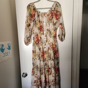 Maxi flower dress